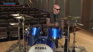 TAMA Kenny Aronoff Signature Snare Drum Demo by Sweetwater [upl. by Mccarthy898]