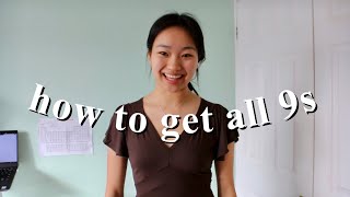 HOW TO GET ALL 9s AT GCSE 9 things I wish I knew at the start of GCSEs  last minute tips [upl. by Concordia]