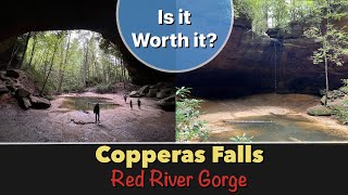 Is hiking to Copperas Falls worth the extra effort at Red River Gorge Geological area [upl. by Rothenberg]