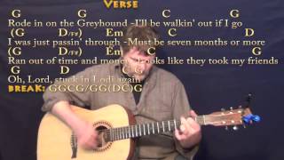 Lodi CCR Strum Guitar Cover Lesson in G with ChordsLyrics [upl. by Amie]