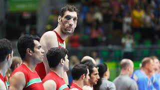 Morteza Mehrzad 246 cm  Volleyball Giant [upl. by Anahsed630]