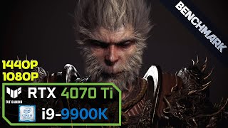 Black Myth Wukong  Benchmark 1080p 1440p  RTX 4070 Ti  i99900K [upl. by Nethsa]