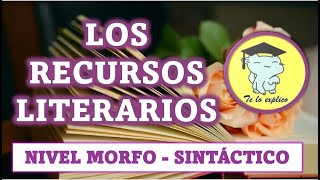 LOS RECURSOS LITERARIOS  RECURSOS MORFO  SINTÁCTICOS [upl. by Carissa465]