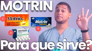 MOTRIN PARA QUE SIRVE  3 COSAS [upl. by Erastatus336]