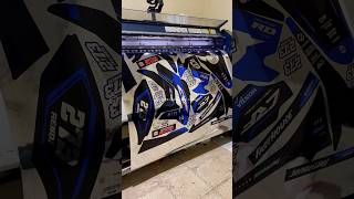 Biru Hitam Decal Supermoto CRF👆😱🥶 decalmotordecalcrf decaltrail crfmodifikasi decalchrome [upl. by Brennan419]