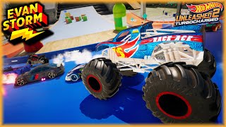 Evan Storm Playing Hot Wheels Unleashed 2 Turbocharged Racing to save the City [upl. by Ahsinaw]