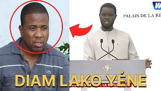 🚨PRÉSIDENT DIOMAYE ADOUN CI MBIROUM BOUGANE quot MANE DIAM REK LAKO YÉÉNE [upl. by Miller]