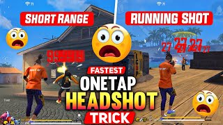 Secret 10x Faster Headshot Trick 🔥 For Only Red Numbers  Ump Shotgun amp DEagle Setting Free Fire [upl. by Roley138]