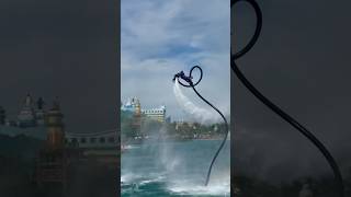 Duble Back Flip flyboard show georgia extrime sport watersports jetski backflip [upl. by Llatsyrc]