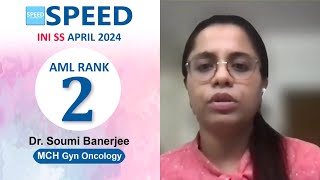 2nd Rank AML MCH Gynaecological Oncology INISS April 2024 Dr Soumi Banerjee iniss [upl. by Shaum627]