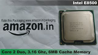 intel E8500 Core 2 Duo processor [upl. by Fried]