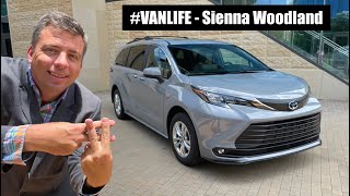 Debut New 2022 Toyota Sienna Woodland Is a Hybrid AWD Minivan with a Suspension Lift [upl. by Nrevel]