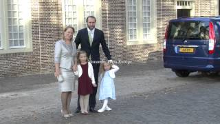 Dutch Royal family christening Willem Jan [upl. by Nnauol]