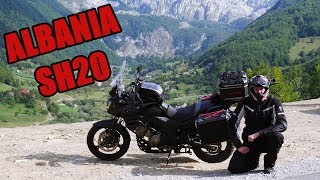 Droga SH20 Albania Wyprawa Motocyklowa na Bałkany 2018 [upl. by Jacquie]