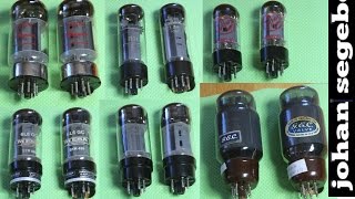 6 Guitar Power Tubes Comparison [upl. by Cirle]