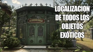 Red Dead Redemption 2Localización de los 182 objetos exóticosTodas las orquídeas huevos y pájaros [upl. by Geno]