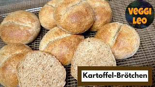 Vollwertige softe Kartoffelbrötchen  so lecker [upl. by Peih]