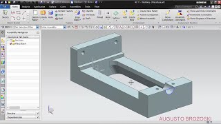 Bench Vise Clamping Morsa NX Siemens Parte 02 de 06 [upl. by Ajuna]