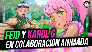 FEID Y KAROL G ANUNCIAN SUS DIBUJOS ANIMADOS [upl. by Ahsenad]