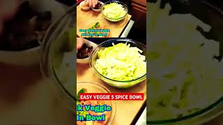 EASY 5 SPICE ASIAN BOWL asianbowl veggiestirfry chinese [upl. by Drobman420]