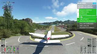 Landing at St Barts with Daher TBM 930 [upl. by Eisus521]