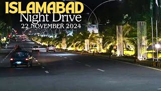 4k Midnight Drive Thru Rawalpindi Islamabad Rawalpindi  22 November 2024 [upl. by Loram710]