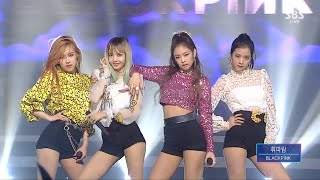 BLACKPINK​  휘파람WHISTLE 0821 SBS Inkigayo [upl. by Alesandrini]