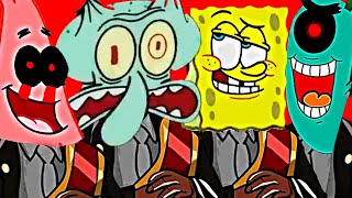 Scary SpongeBobEXE amp Loco Squidward  Skibidi Toilet Meme Song Cover [upl. by Innob827]