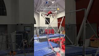 I tried a banned gymnastics move 💀 the “deTh loop” 😳 gymnast gymnastics sports olympics fail [upl. by Atikahs]