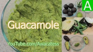 El Mejor GUACAMOLE Casero con 4 Ingredientes  AGUACATES MEXICANOS  🥑  🥑 [upl. by Dodds]