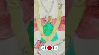 💖🌼joy honuman♥🧿YouTubedrawingyoutubeshorts youtubevideo drawing art honumanji [upl. by Enyalb]