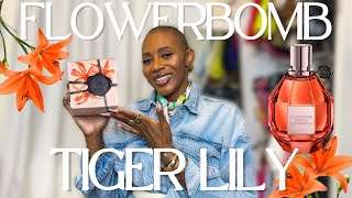 Flowerbomb Tiger Lily Perfume Review Unboxing Scent Impressions Longevity amp More [upl. by Eillom317]