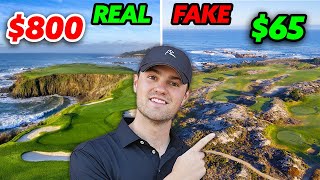 I Played FAKE Pebble Beach For 65 [upl. by Laine]