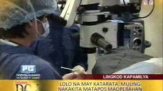 Salamat Dok Feb 19 2012 featuring LenSx Laser Cataract Surgery in American Eye Center Manila [upl. by Frissell]