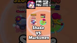 Shade 1v1 VS Every Marksmen brawlstars [upl. by Margherita]