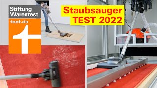 Staubsauger Test 2022 So prüft die Stiftung Warentest Akkusauger und Bodenstaubsauger [upl. by Heer]