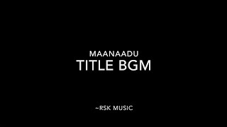 MAANAADU BGM  STR  KEYBOARD COVER [upl. by Edmonda]