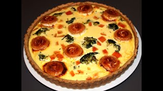 Quiche brocoli carotte et chèvre [upl. by Niveek]