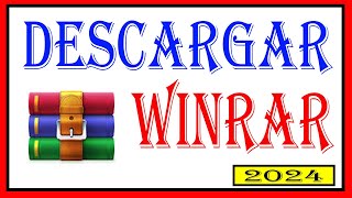 🚨☢️🚨Cómo DESCARGAR e INSTALAR WinRAR en 2024 ÚLTIMA VERSIÓN 2024 [upl. by Araik]