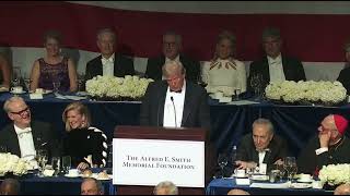 Trump Selfdeprecating Jokes  Al Smith Dinner [upl. by Hartnett529]