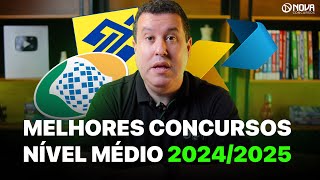 Melhores concursos de Nível Médio para 2024 e 2025 [upl. by Eceertal]