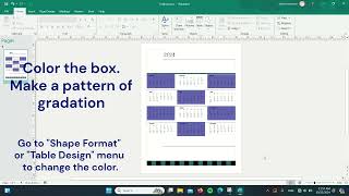 Make A Calendar with Ms Publisher [upl. by Shiekh]