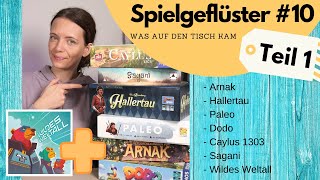 Spielgeflüster 10  Teil 1 Die verlorenen Ruinen von Arnak Hallertau Sagani Caylus 1303 Paleo [upl. by Hillari293]