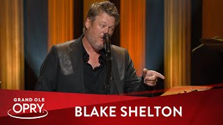 Blake Shelton  quotNo Bodyquot  Live at the Grand Ole Opry [upl. by Aitnuahs]