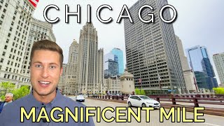 Chicagos LUXURY Shopping at The Magnificent Mile  Tour amp Guide 2021 [upl. by Gisella]