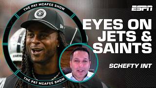 Schefter says Davante Adams is EYEING Jets or Saints  Romeo Doubs DIDNT SHOW  The Pat McAfee Show [upl. by Alli]