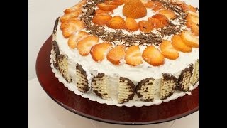 Mohrenkopftorte mit frischen Erdbeeren [upl. by Francyne]