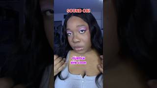 PURPLE EYESHADOW eyeshadow eyeshadowtutorial makeup [upl. by Duggan]