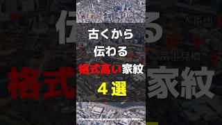 【あの◯花紋が庶民にも使えた時代があった】古くから伝わる格式高い家紋4選 家紋 戦国時代 戦国武将 [upl. by Ancell]