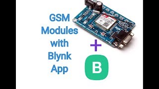 GSM Module SIM900  900A  800 with Blynk App  IOT [upl. by Harlan]